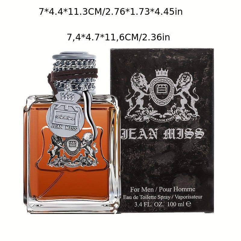 1pc Men's Perfume Swearing Bad Boy's Perfume Wind And Rain Wooden Tone Durable Eau De Toilette